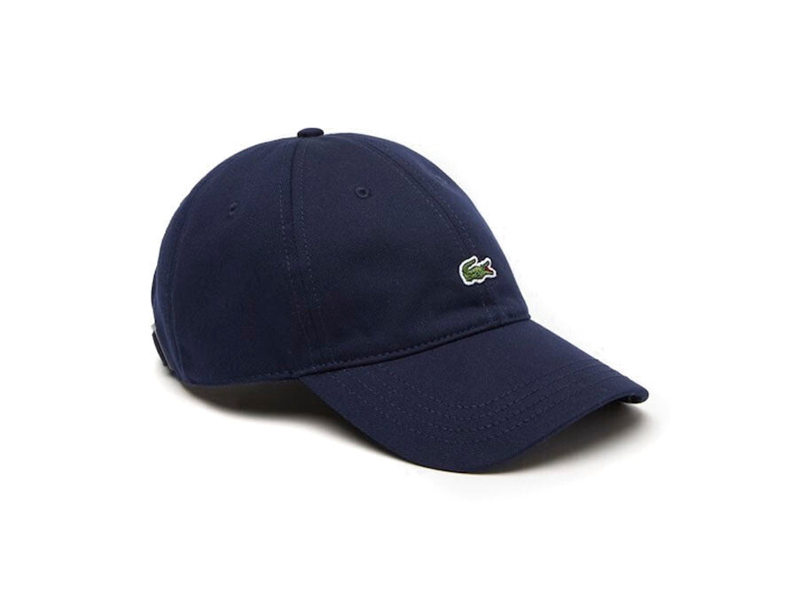 GORRA LACOSTE ORGANIC COTTON TWILL CAP NAVY BLUE