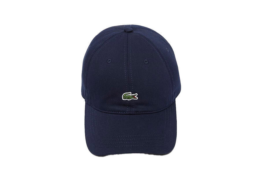 GORRA LACOSTE ORGANIC COTTON TWILL CAP NAVY BLUE