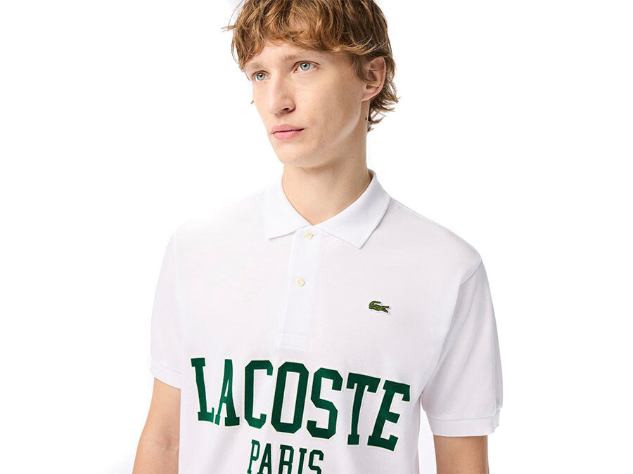 POLO LACOSTE PARIS BLANCO