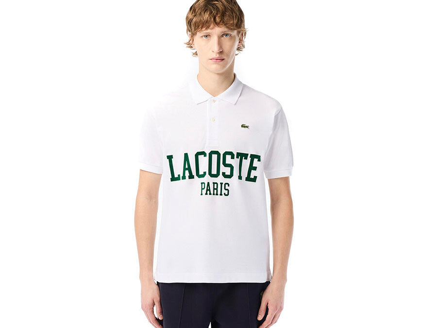 POLO LACOSTE PARIS BLANCO