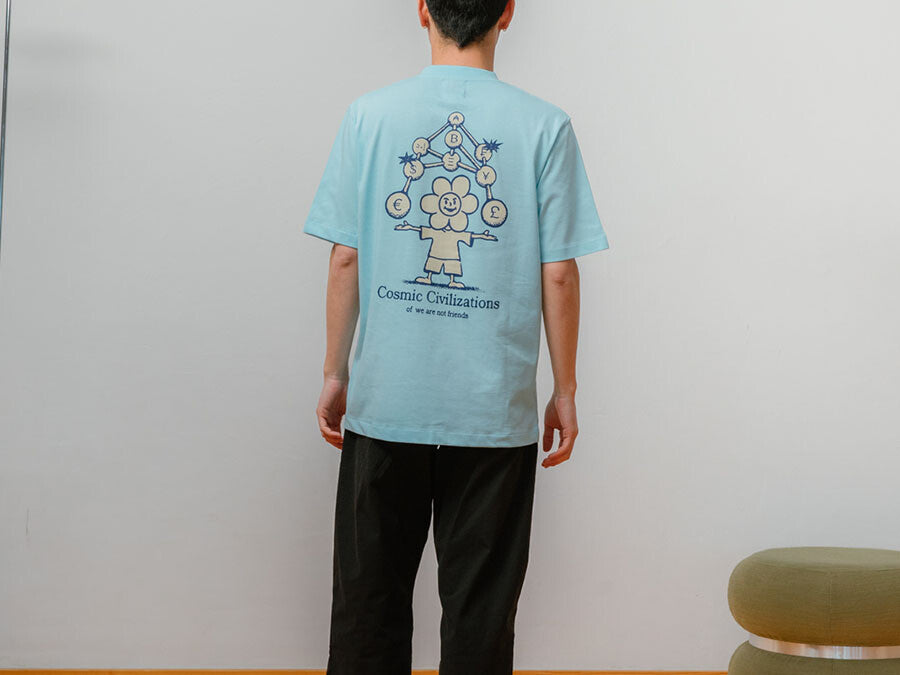 CAMISETA WANF COSMIC AQUAMARINE