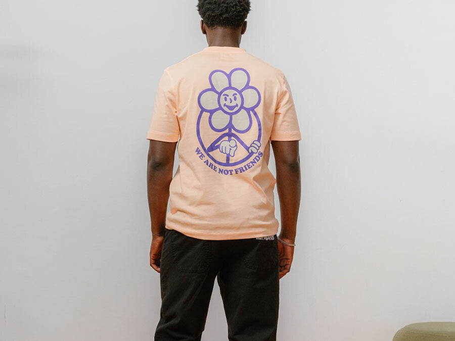 CAMISETA WANF DAISY LOGO PEACH