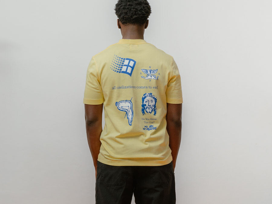 CAMISETA WANF END CIVILIZATIONS YELLOW