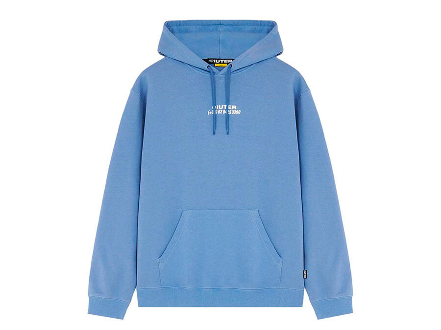 SUDADERA IUTER HORSES HOODIE BLUE