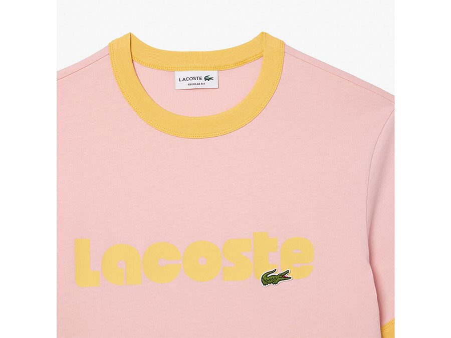CAMISETA LACOSTE ROSA