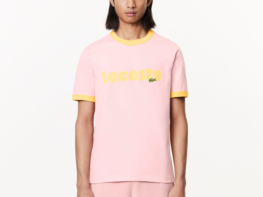 CAMISETA LACOSTE ROSA