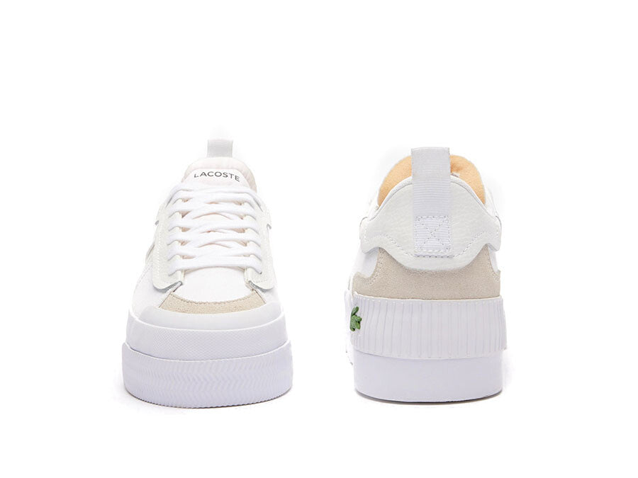 LACOSTE L004 PLATFORM WHITE