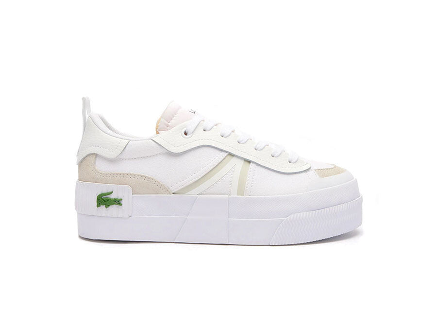 LACOSTE L004 PLATFORM WHITE
