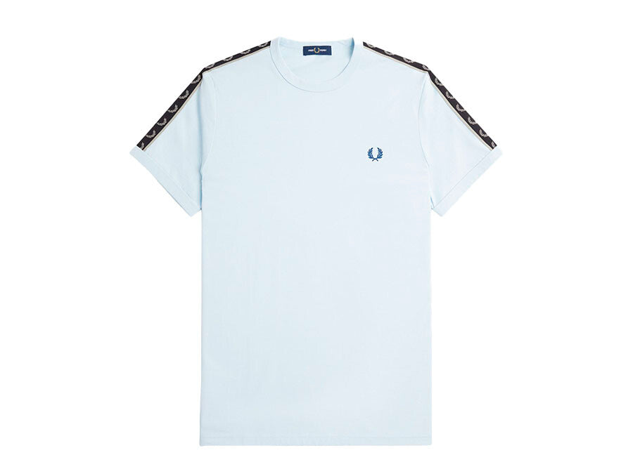CAMISETA FRED PERRY CONTRAST TAPE RINGER WHITE