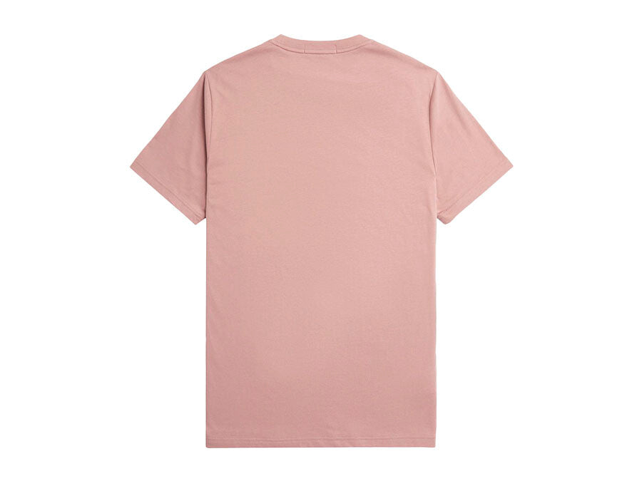 CAMISETA FRED PERRY LOGO DARK PINK