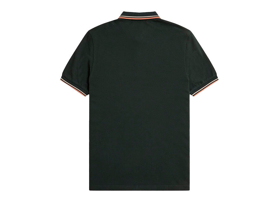 POLO FRED PERRY TWIN TIPPED DARK GREEN