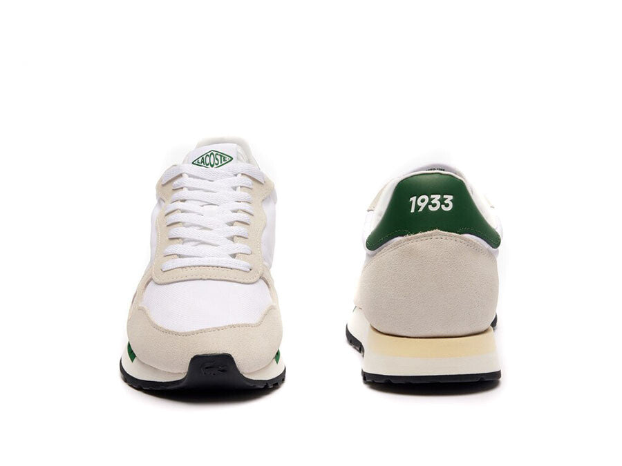 LACOSTE PARTNER 70S TEXTILE SNEAKERS BLANCA VERDE