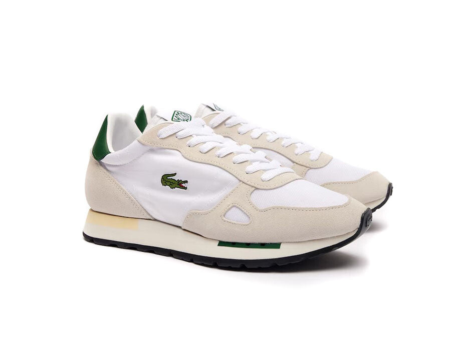 LACOSTE PARTNER 70S TEXTILE SNEAKERS BLANCA VERDE