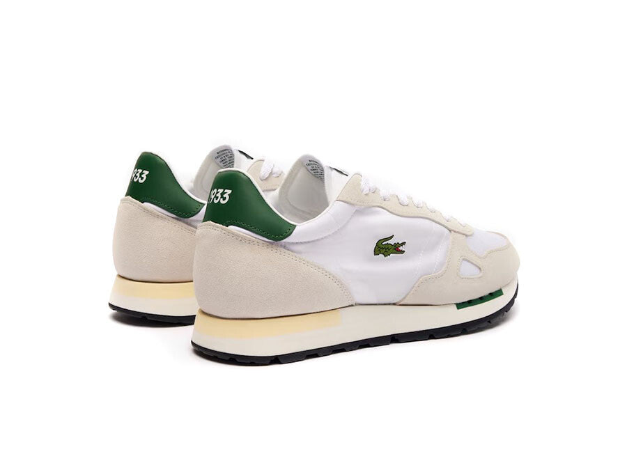 LACOSTE PARTNER 70S TEXTILE SNEAKERS BLANCA VERDE
