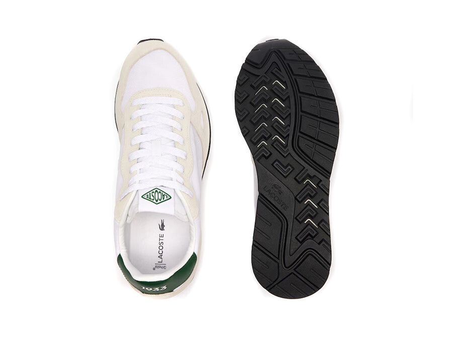 LACOSTE PARTNER 70S TEXTILE SNEAKERS BLANCA VERDE