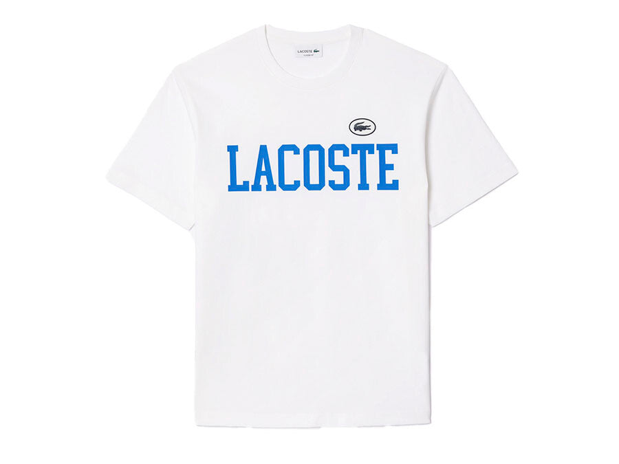 CAMISETA LACOSTE BLANCA LOGO GRANDE