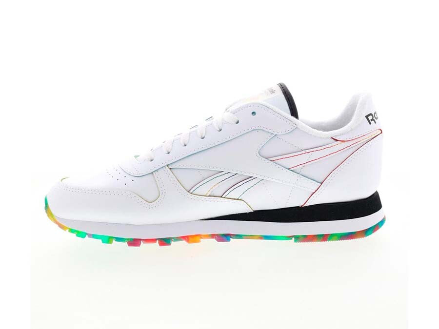 REEBOK CLASSIC LEATHER WHITE PRIDE