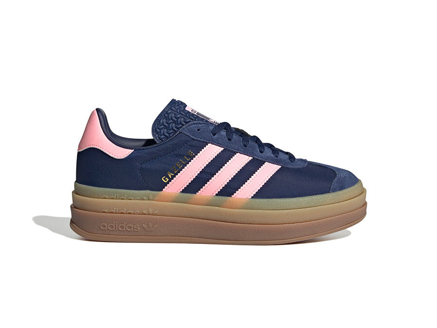 ADIDAS GAZELLE BOLD W AZULES BANDA ROSA