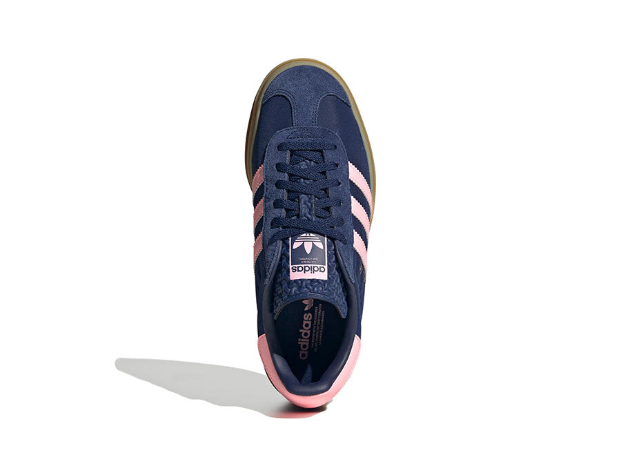 ADIDAS GAZELLE BOLD W AZULES BANDA ROSA