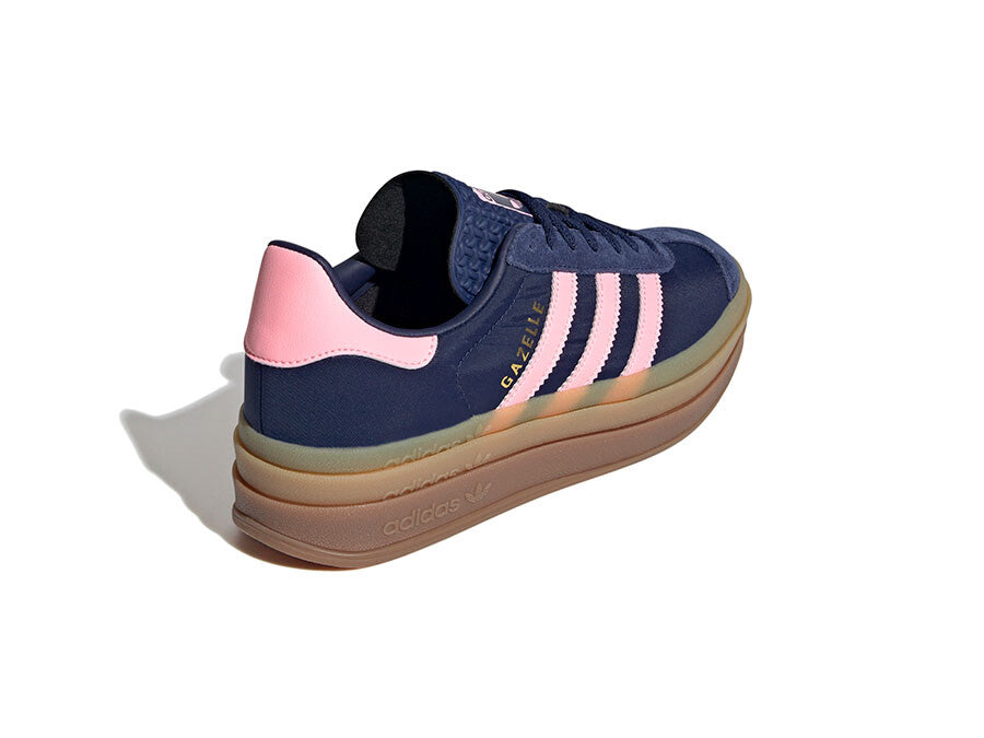 ADIDAS GAZELLE BOLD W AZULES BANDA ROSA