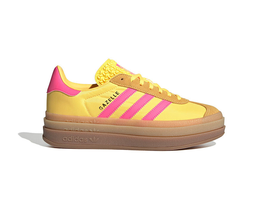 ADIDAS GAZELLE BOLD W AMARILLO ROSA