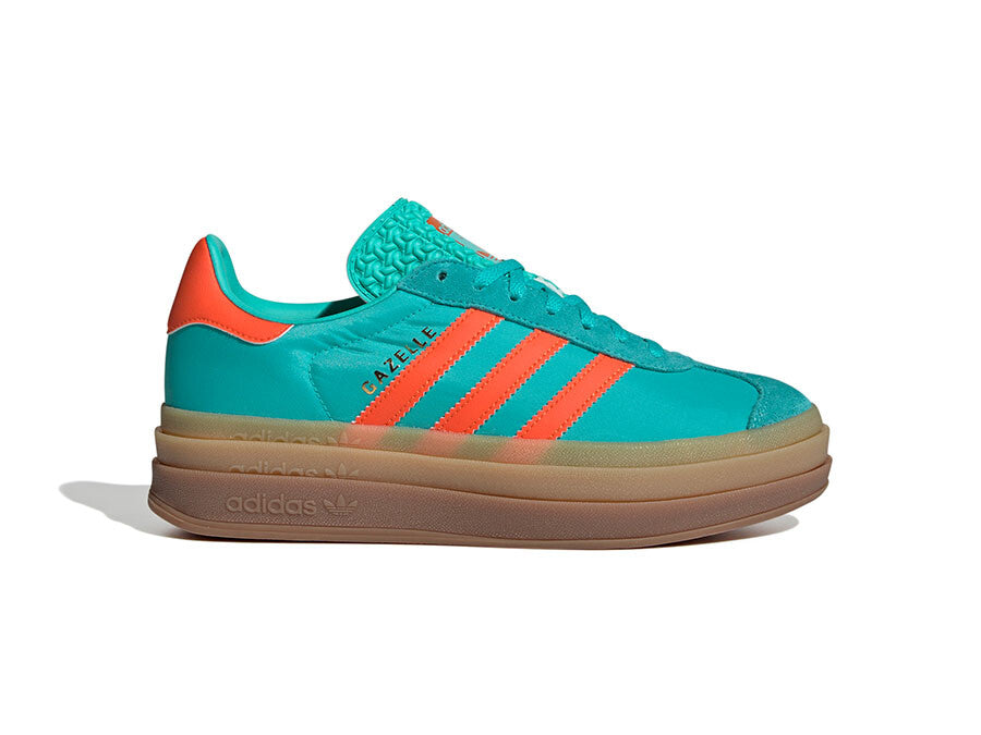 Adidas Gazelle Bold W Verde Naranja - IG4386