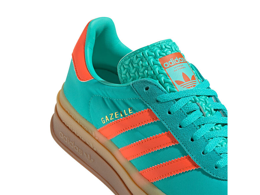 ADIDAS GAZELLE BOLD W VERDE NARANJA