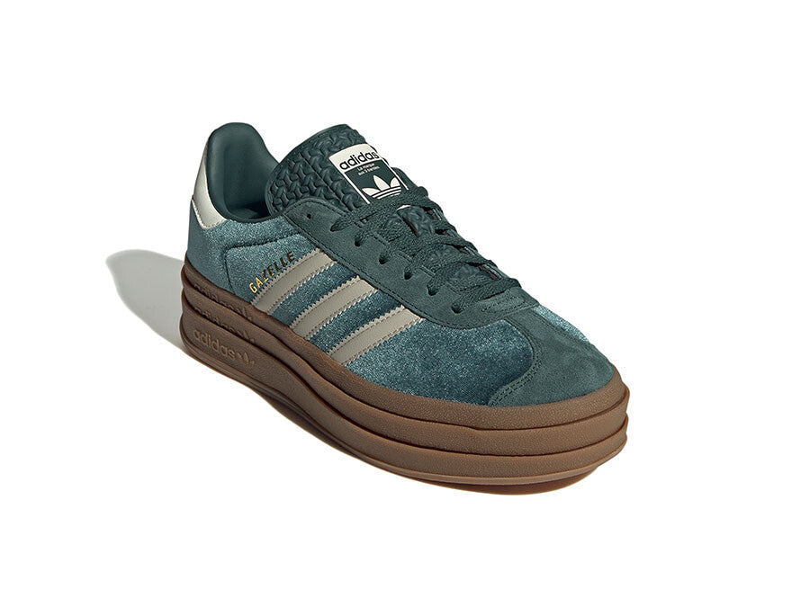 ADIDAS GAZELLE BOLD W VERDE GRIS