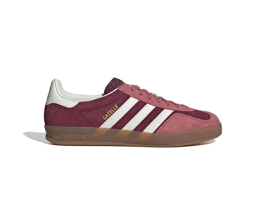 ADIDAS GAZELLE INDOOR GRANATE ROSAS