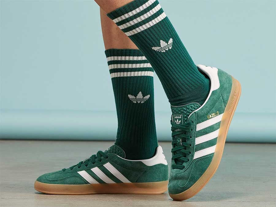 ADIDAS GAZELLE INDOOR VERDE BLANCO