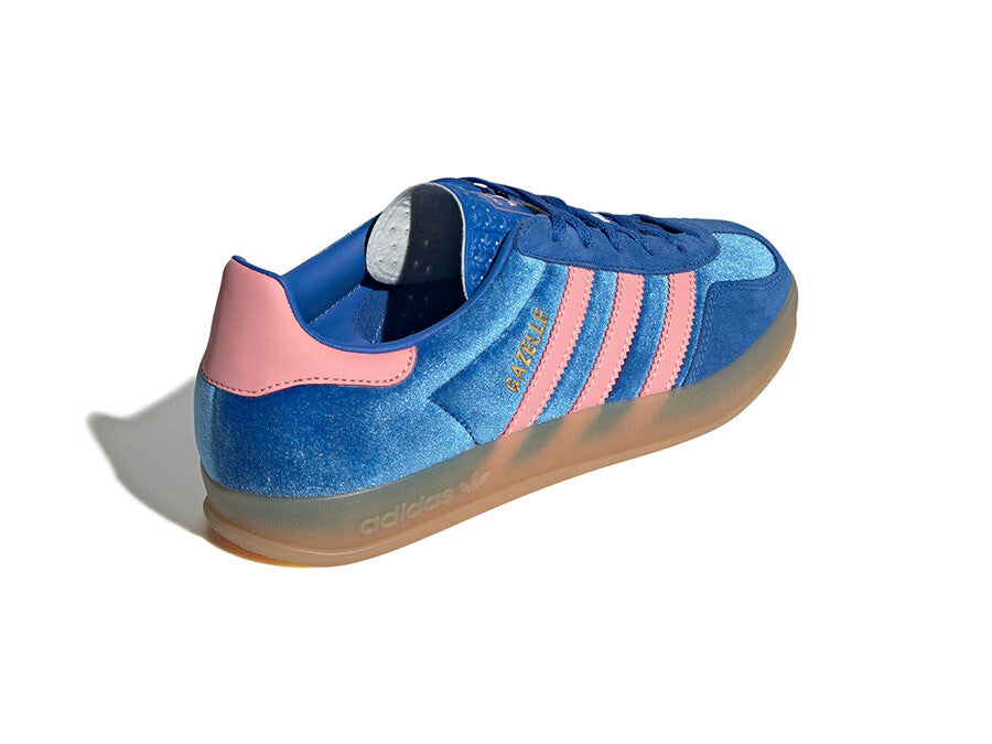 ADIDAS GAZELLE INDOOR W AZUL ROSA