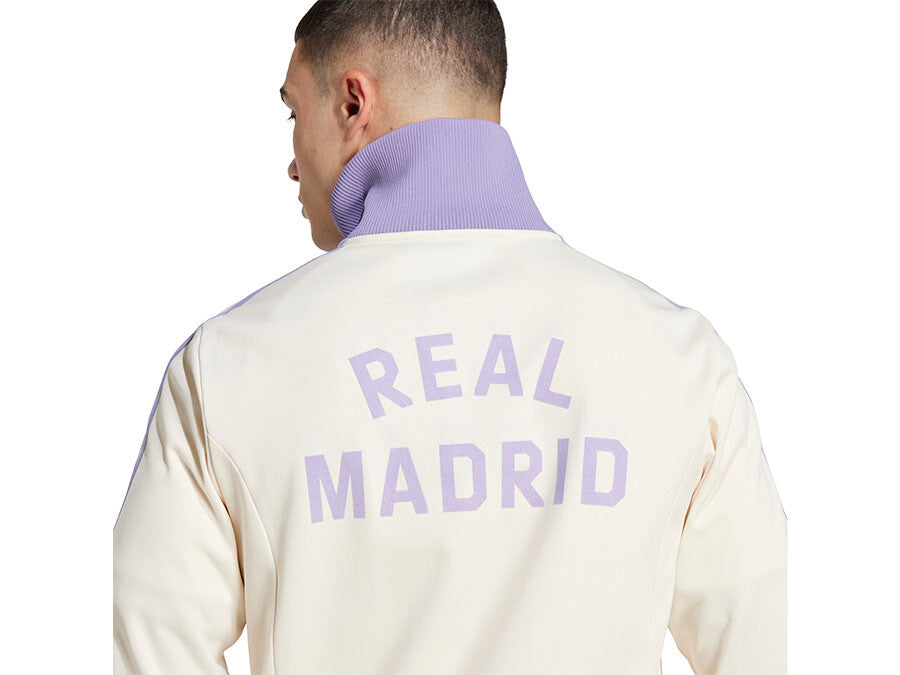 CHAQUETA ADIDAS REAL MADRID OG BLANCA MORADA