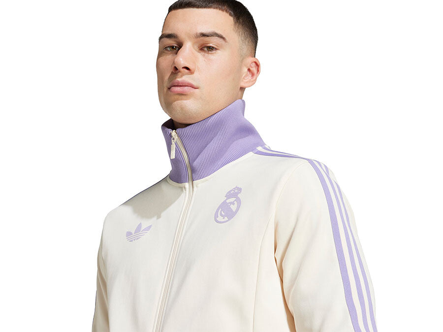 CHAQUETA ADIDAS REAL MADRID OG BLANCA MORADA