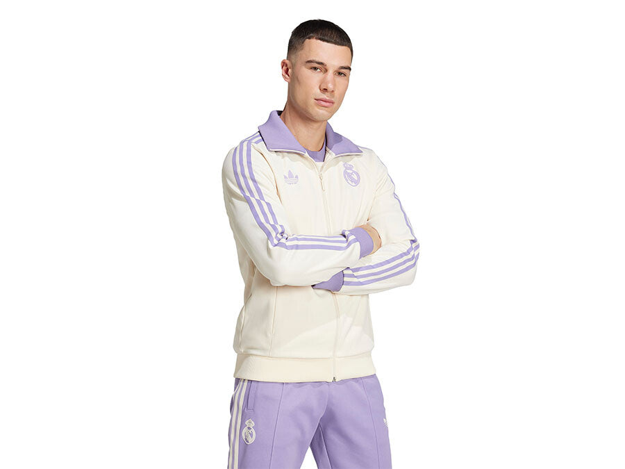 CHAQUETA ADIDAS REAL MADRID OG BLANCA MORADA