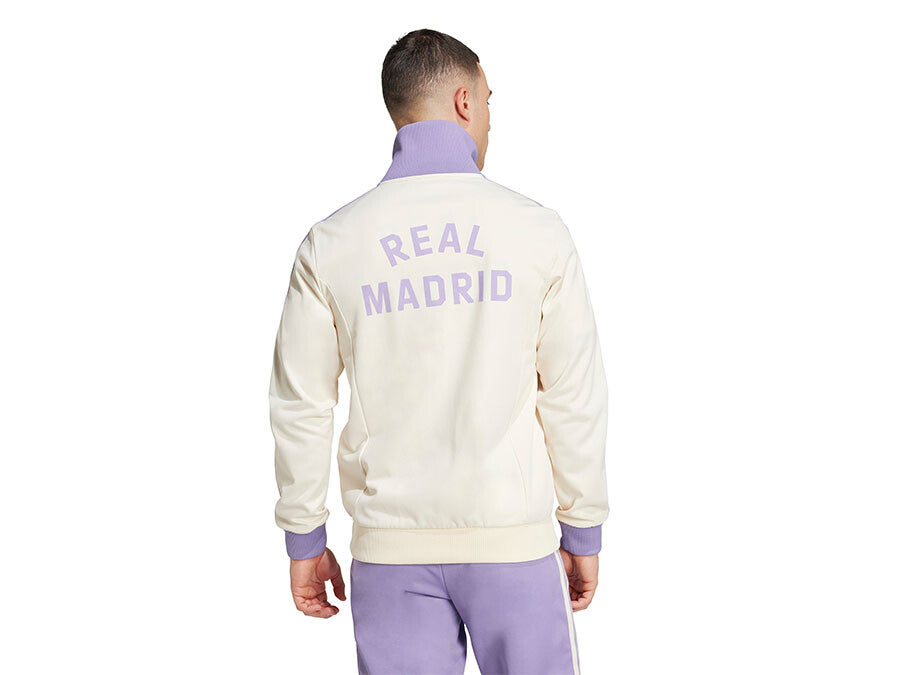 CHAQUETA ADIDAS REAL MADRID OG BLANCA MORADA