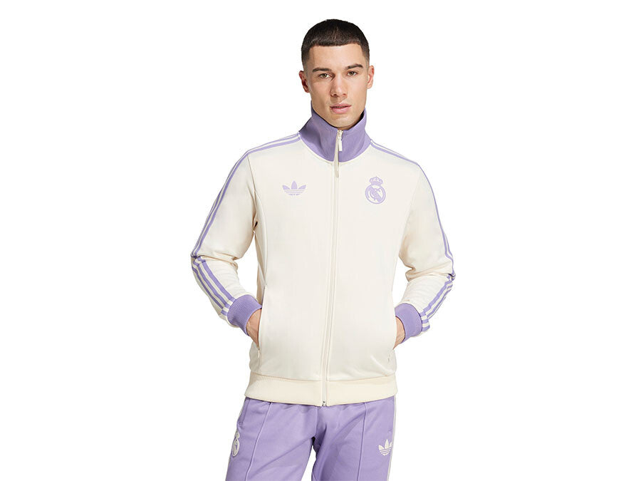 CHAQUETA ADIDAS REAL MADRID OG BLANCA MORADA