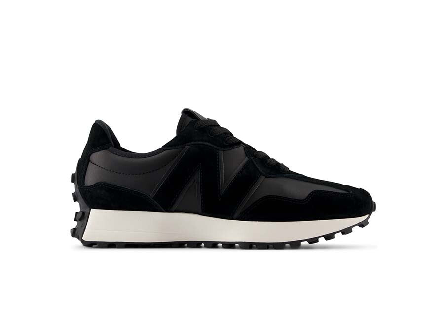 NEW BALANCE 327 LEATHER NEGRA