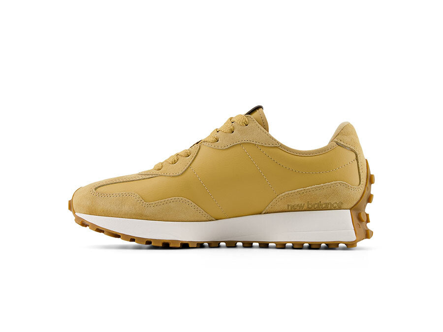 NEW BALANCE 327 LEATHER CAMEL