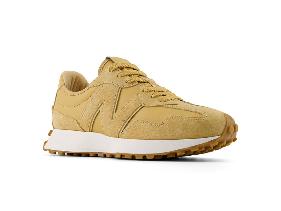 NEW BALANCE 327 LEATHER CAMEL