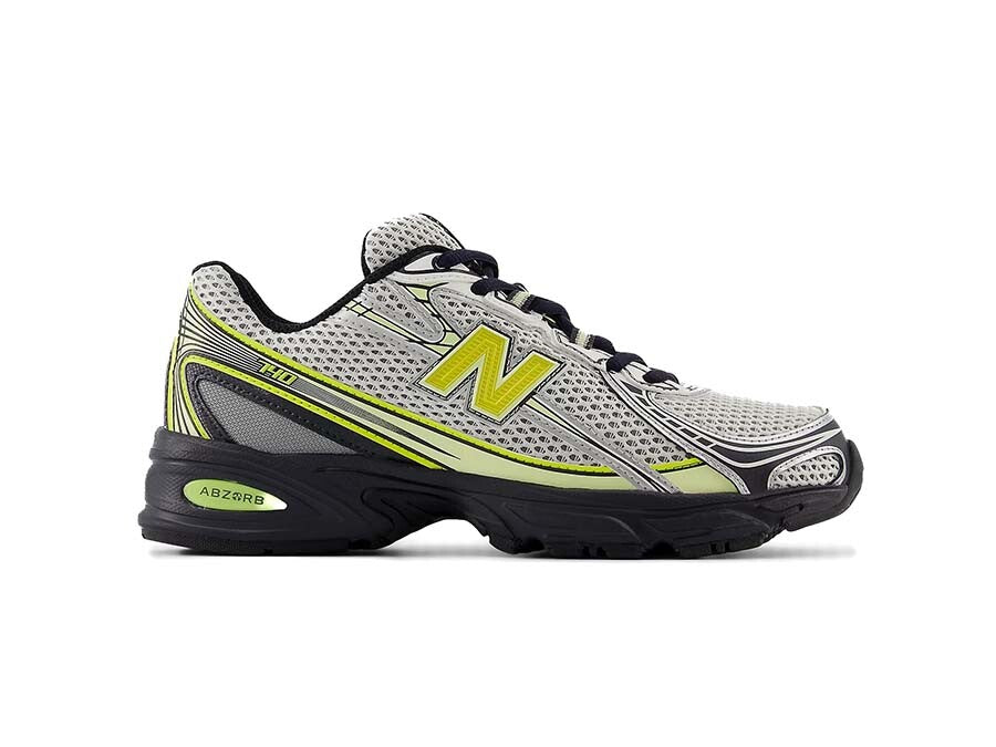 NEW BALANCE 740 GRIS AMARILLO NEGRO