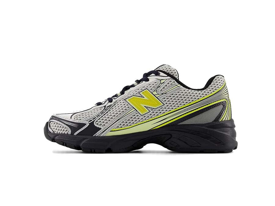 NEW BALANCE 740 GRIS AMARILLO NEGRO