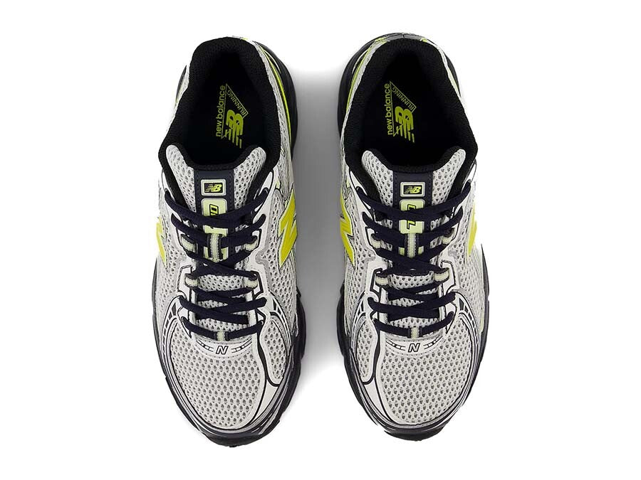NEW BALANCE 740 GRIS AMARILLO NEGRO