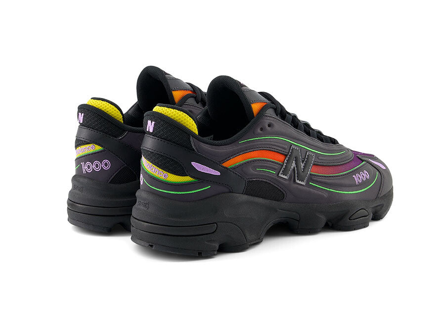 NEW BALANCE 1000 NEGRO MULTICOLOR