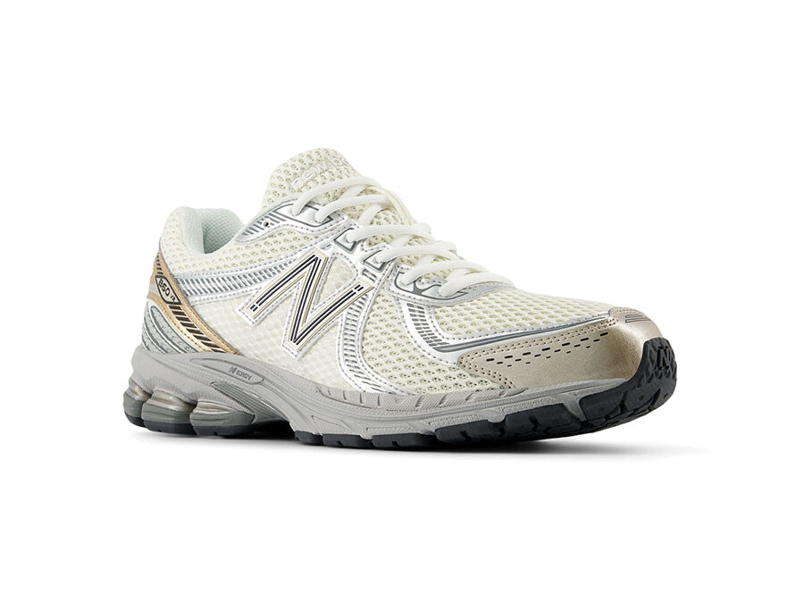 NEW BALANCE 860V2 BLANCO PLATA DORADO