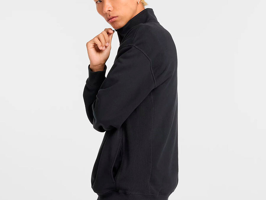 SUDADERA NEW BALANCE ATHLETICS FLEECE ZIP BK