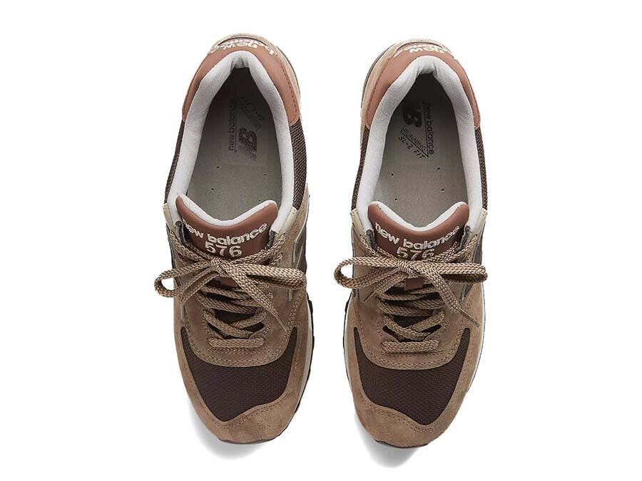 NEW BALANCE MADE IN UK 576 - LUX LEATHER SEPIA TIN