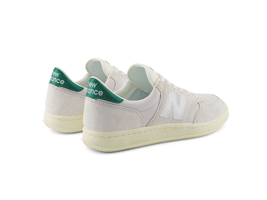 NEW BALANCE T500 BLANCA TALON VERDE