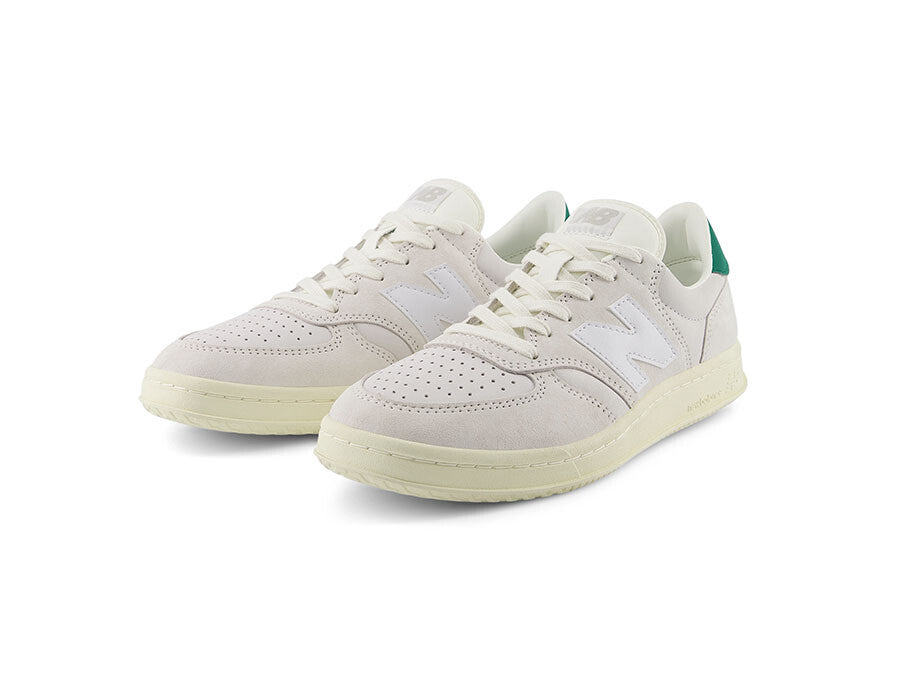 NEW BALANCE T500 BLANCA TALON VERDE