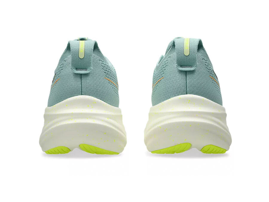 ASICS GEL-NIMBUS 26 VERDE AGUA MARINO AMARILLO SEG