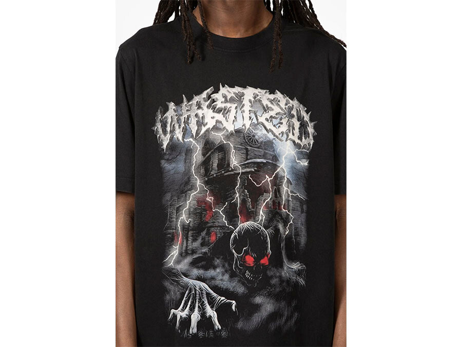 WASTED CAMISETA UNDEAD FADED BLACK
